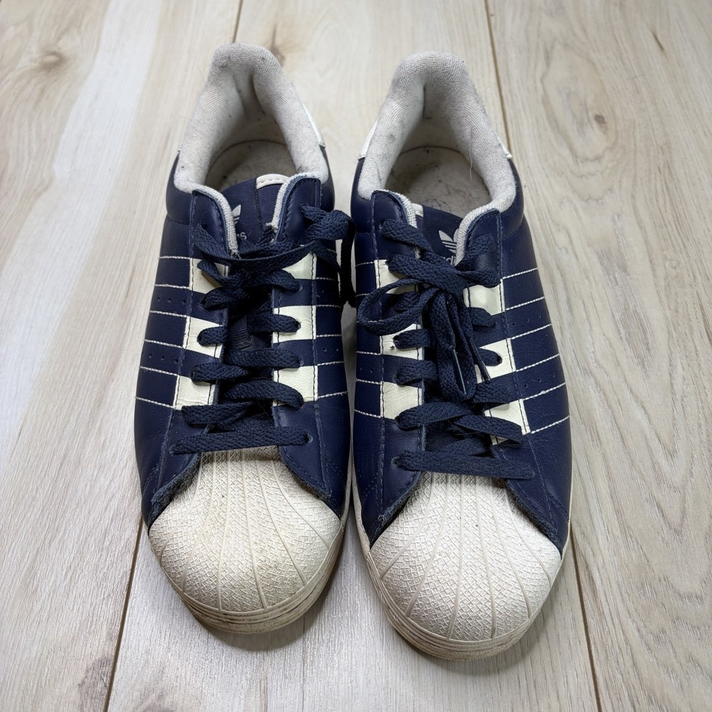 ADIDAS Originals Superstar Navy Blue White Mens US 9.5 GW1794 Shell Toe